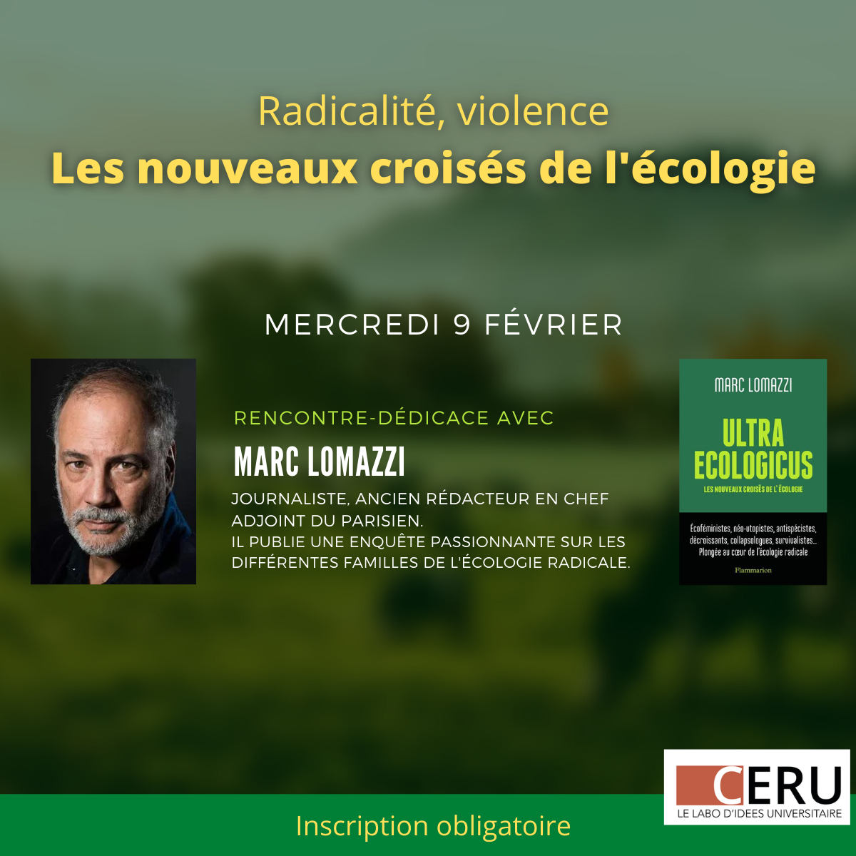 Article lié - Rediffusion | Ultra Ecologicus; les nouveaux croisés de l’écologie – rencontre avec Marc Lomazzi