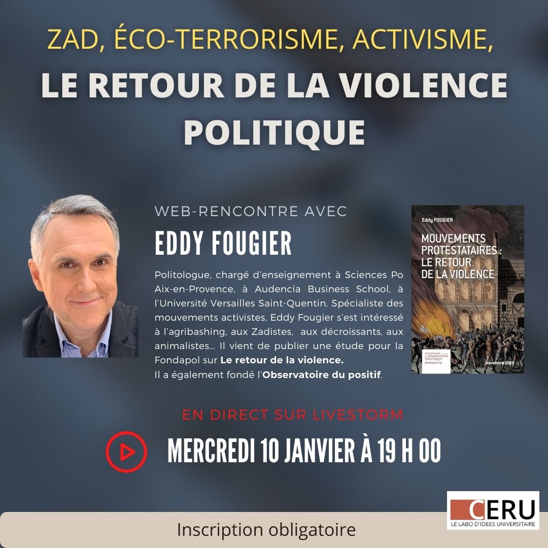 Article lié - Rediffusion | Le retour de la violence politique, rencontre avec Eddy Fougier