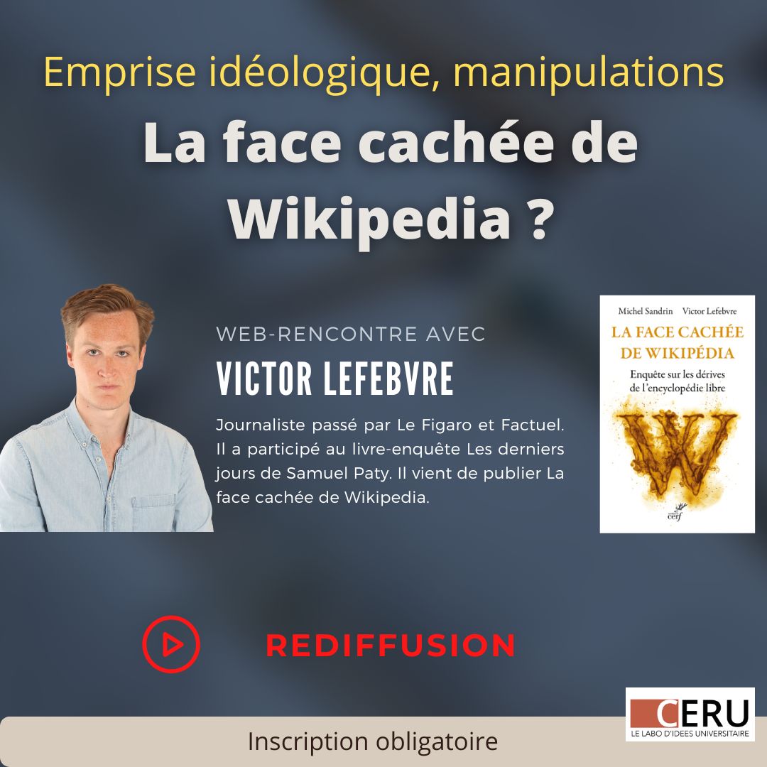 Article lié - Rediffusion | La face cachée de Wikipedia | Rencontre avec Victor Lefebvre